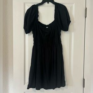 BP Black Smocked Mini Dress